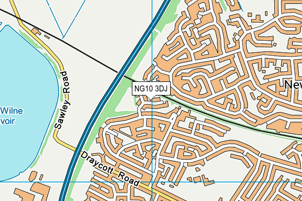 NG10 3DJ map - OS VectorMap District (Ordnance Survey)