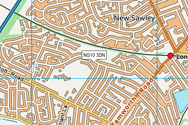 NG10 3DN map - OS VectorMap District (Ordnance Survey)
