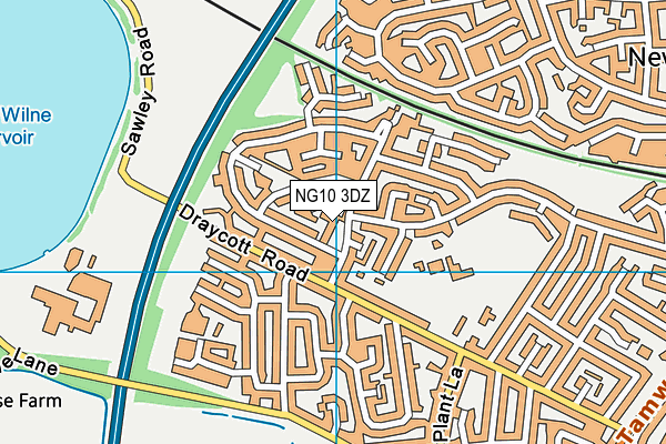 NG10 3DZ map - OS VectorMap District (Ordnance Survey)