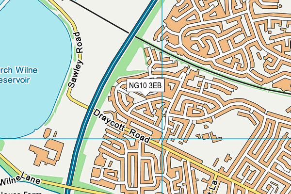 NG10 3EB map - OS VectorMap District (Ordnance Survey)