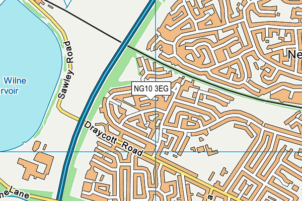 NG10 3EG map - OS VectorMap District (Ordnance Survey)