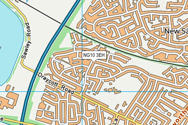 NG10 3EH map - OS VectorMap District (Ordnance Survey)