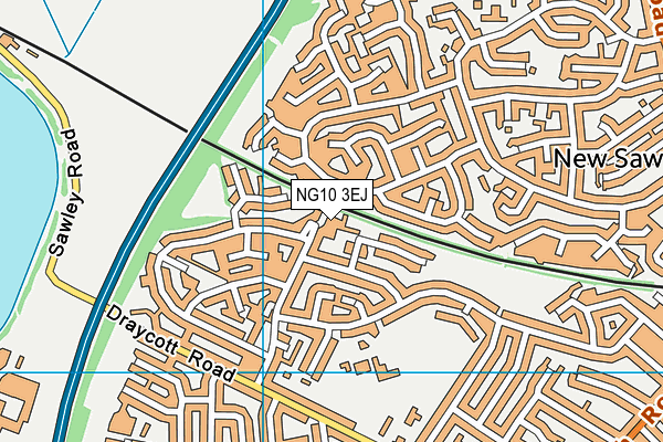 NG10 3EJ map - OS VectorMap District (Ordnance Survey)