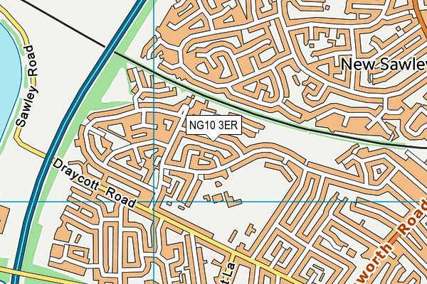 NG10 3ER map - OS VectorMap District (Ordnance Survey)