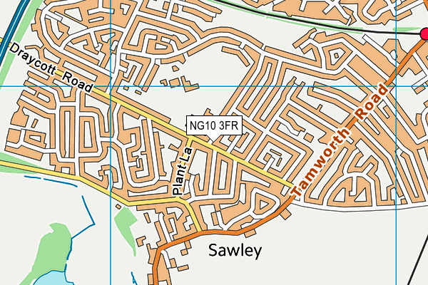 NG10 3FR map - OS VectorMap District (Ordnance Survey)