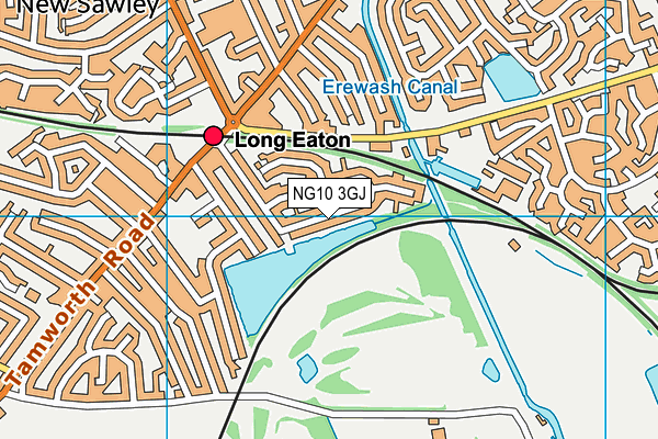 NG10 3GJ map - OS VectorMap District (Ordnance Survey)