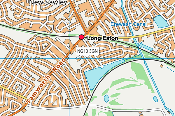 NG10 3GN map - OS VectorMap District (Ordnance Survey)