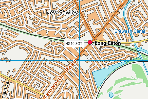 NG10 3GT map - OS VectorMap District (Ordnance Survey)