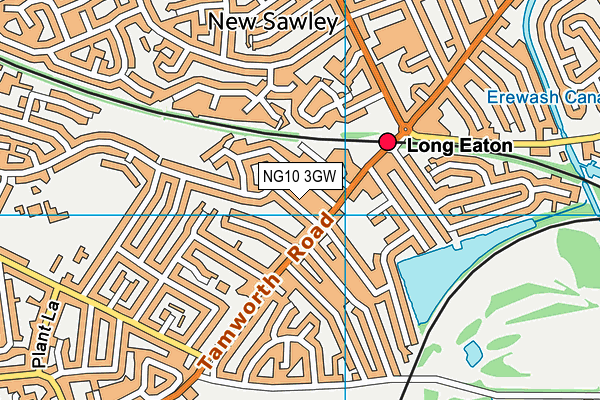 NG10 3GW map - OS VectorMap District (Ordnance Survey)