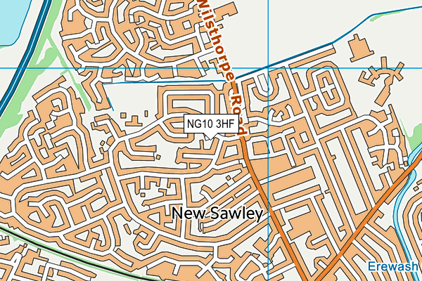 NG10 3HF map - OS VectorMap District (Ordnance Survey)