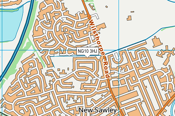 NG10 3HJ map - OS VectorMap District (Ordnance Survey)