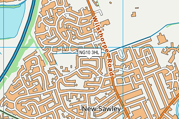 NG10 3HL map - OS VectorMap District (Ordnance Survey)