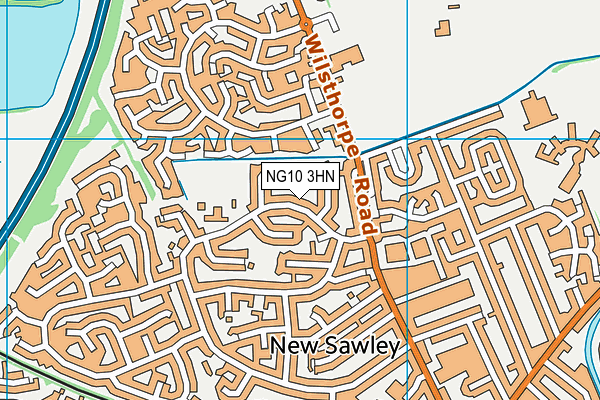 NG10 3HN map - OS VectorMap District (Ordnance Survey)