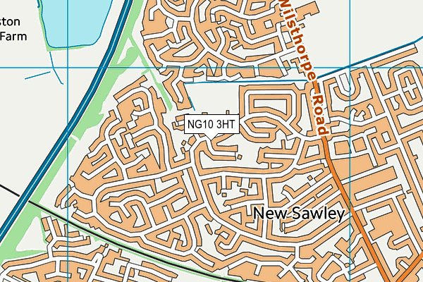 NG10 3HT map - OS VectorMap District (Ordnance Survey)