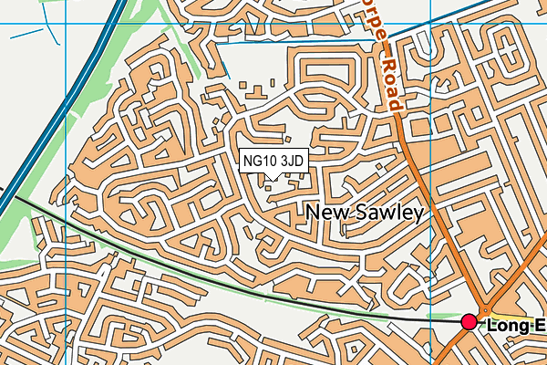 NG10 3JD map - OS VectorMap District (Ordnance Survey)