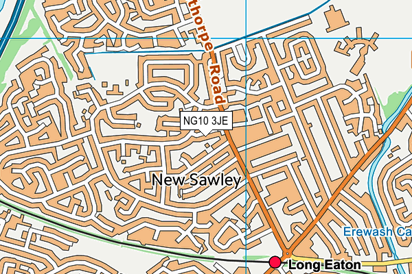 NG10 3JE map - OS VectorMap District (Ordnance Survey)