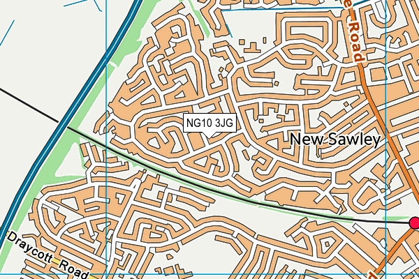 NG10 3JG map - OS VectorMap District (Ordnance Survey)