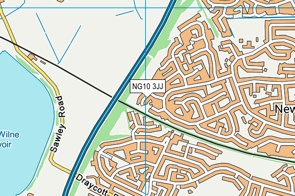 NG10 3JJ map - OS VectorMap District (Ordnance Survey)