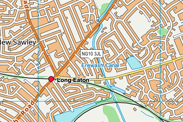 NG10 3JL map - OS VectorMap District (Ordnance Survey)