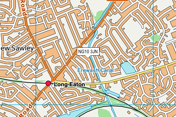 NG10 3JN map - OS VectorMap District (Ordnance Survey)