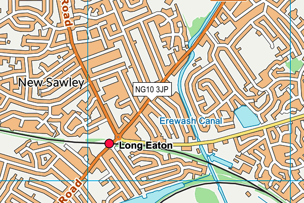 NG10 3JP map - OS VectorMap District (Ordnance Survey)