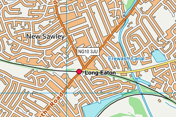 NG10 3JU map - OS VectorMap District (Ordnance Survey)