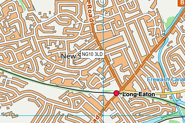 NG10 3LD map - OS VectorMap District (Ordnance Survey)