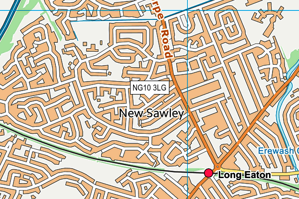 NG10 3LG map - OS VectorMap District (Ordnance Survey)