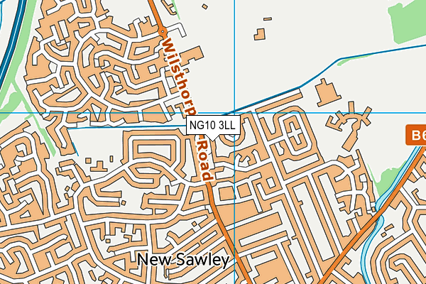 NG10 3LL map - OS VectorMap District (Ordnance Survey)