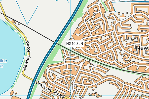 NG10 3LN map - OS VectorMap District (Ordnance Survey)
