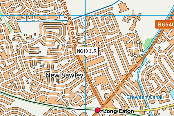 NG10 3LR map - OS VectorMap District (Ordnance Survey)