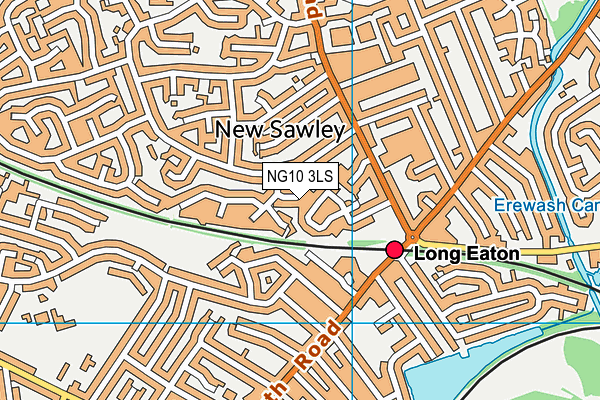 NG10 3LS map - OS VectorMap District (Ordnance Survey)