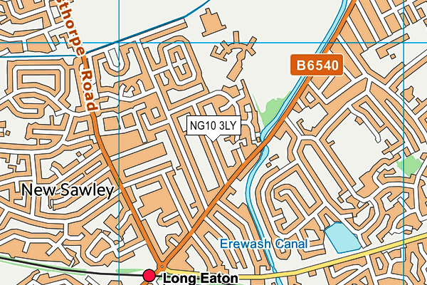 NG10 3LY map - OS VectorMap District (Ordnance Survey)