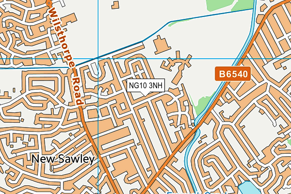 NG10 3NH map - OS VectorMap District (Ordnance Survey)