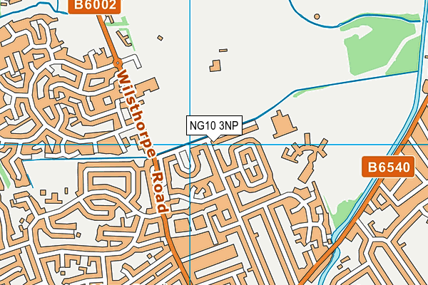 The Long Eaton School map (NG10 3NP) - OS VectorMap District (Ordnance Survey)