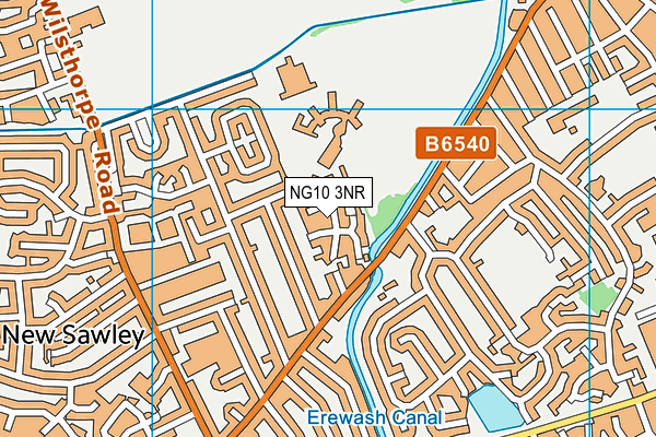 NG10 3NR map - OS VectorMap District (Ordnance Survey)