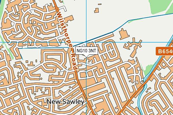 NG10 3NT map - OS VectorMap District (Ordnance Survey)