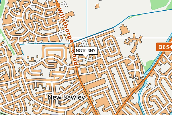 NG10 3NY map - OS VectorMap District (Ordnance Survey)