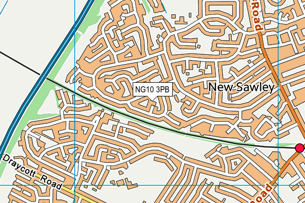NG10 3PB map - OS VectorMap District (Ordnance Survey)