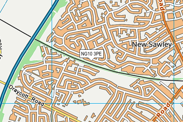 NG10 3PE map - OS VectorMap District (Ordnance Survey)