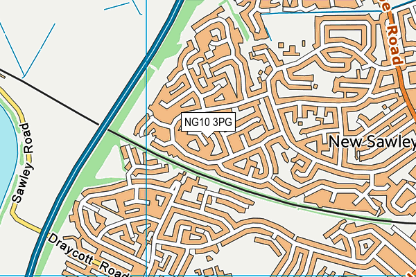 NG10 3PG map - OS VectorMap District (Ordnance Survey)