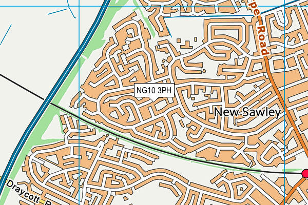 NG10 3PH map - OS VectorMap District (Ordnance Survey)