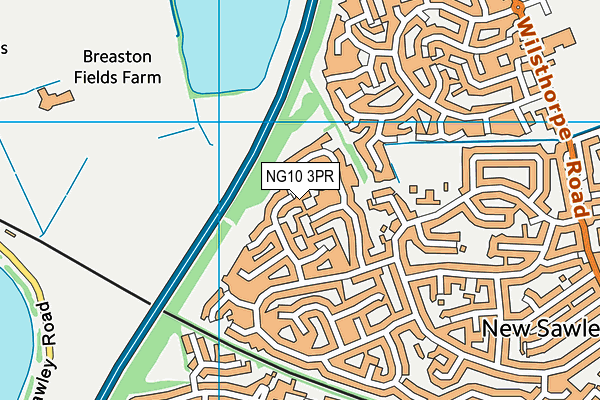 NG10 3PR map - OS VectorMap District (Ordnance Survey)
