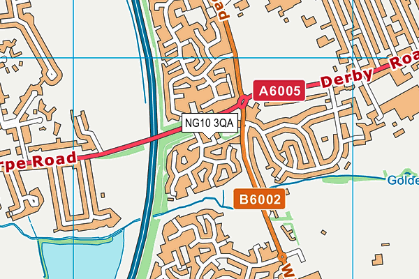 NG10 3QA map - OS VectorMap District (Ordnance Survey)
