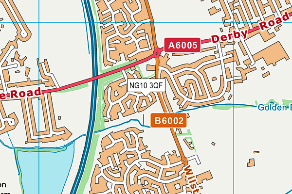 NG10 3QF map - OS VectorMap District (Ordnance Survey)