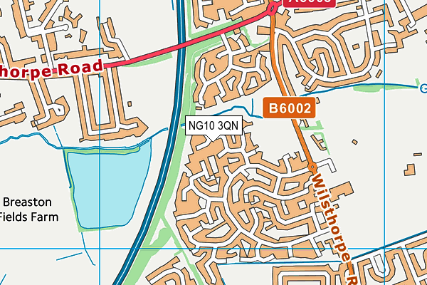 NG10 3QN map - OS VectorMap District (Ordnance Survey)