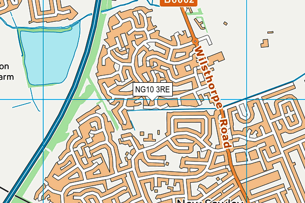 NG10 3RE map - OS VectorMap District (Ordnance Survey)