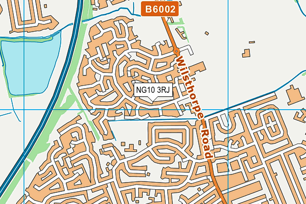 NG10 3RJ map - OS VectorMap District (Ordnance Survey)