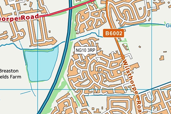 NG10 3RP map - OS VectorMap District (Ordnance Survey)