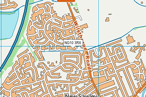 NG10 3RX map - OS VectorMap District (Ordnance Survey)